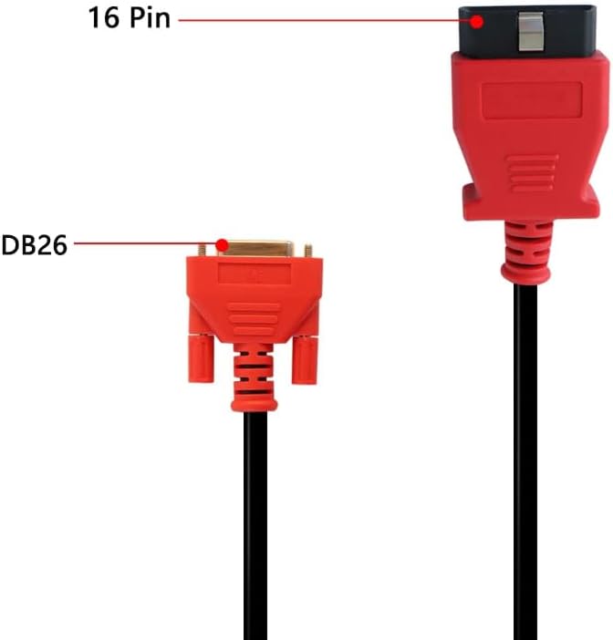 Hoved test kabel til programmering af Autel MaxiSys kabel stik 26 bens hun til 16 bens OBD2 - LifafaDenmark Aps
