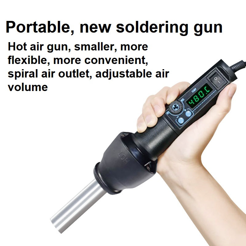 Bærbar varm luft pistol aflodnings station Digitalt display Justerbart
