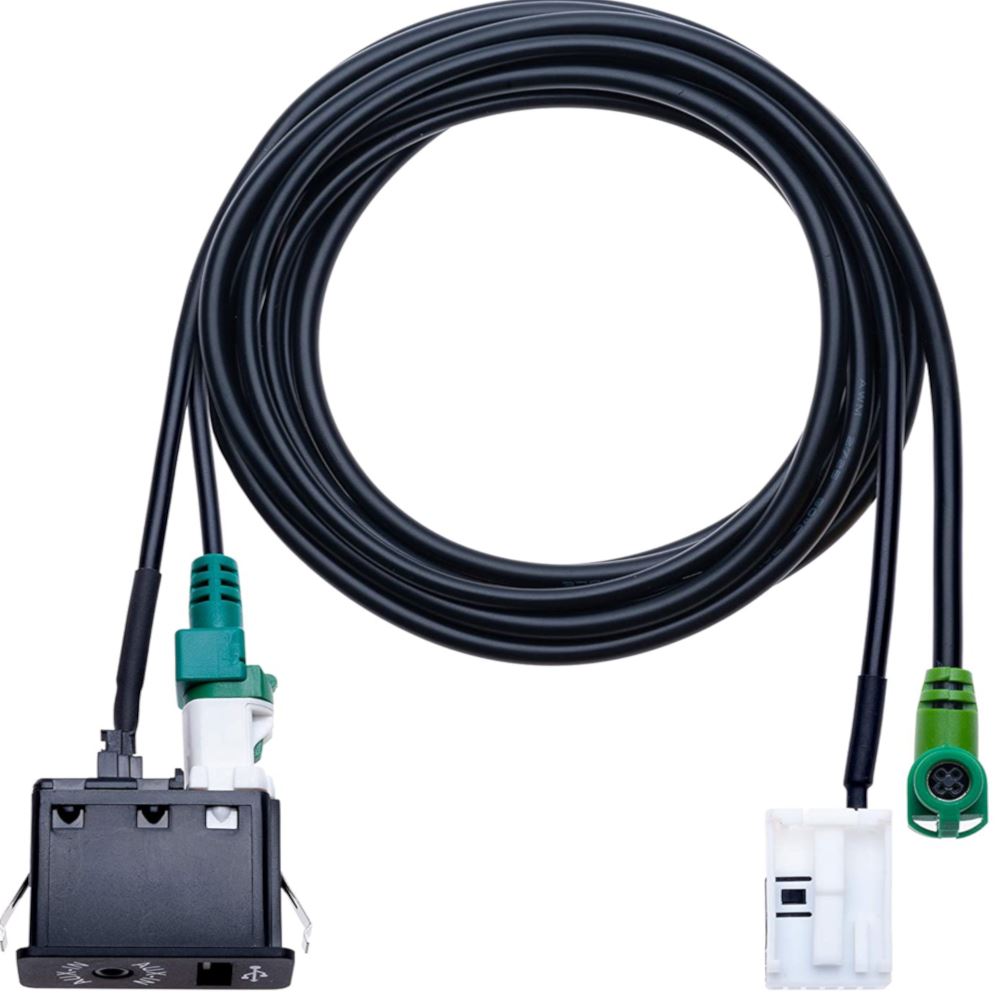 USB AUX til BMW 5-serie E60 E61 F07 F10 F11 X3 F25 E93 LCI X4 3,5 mm kontakt port - LifafaDenmark Aps