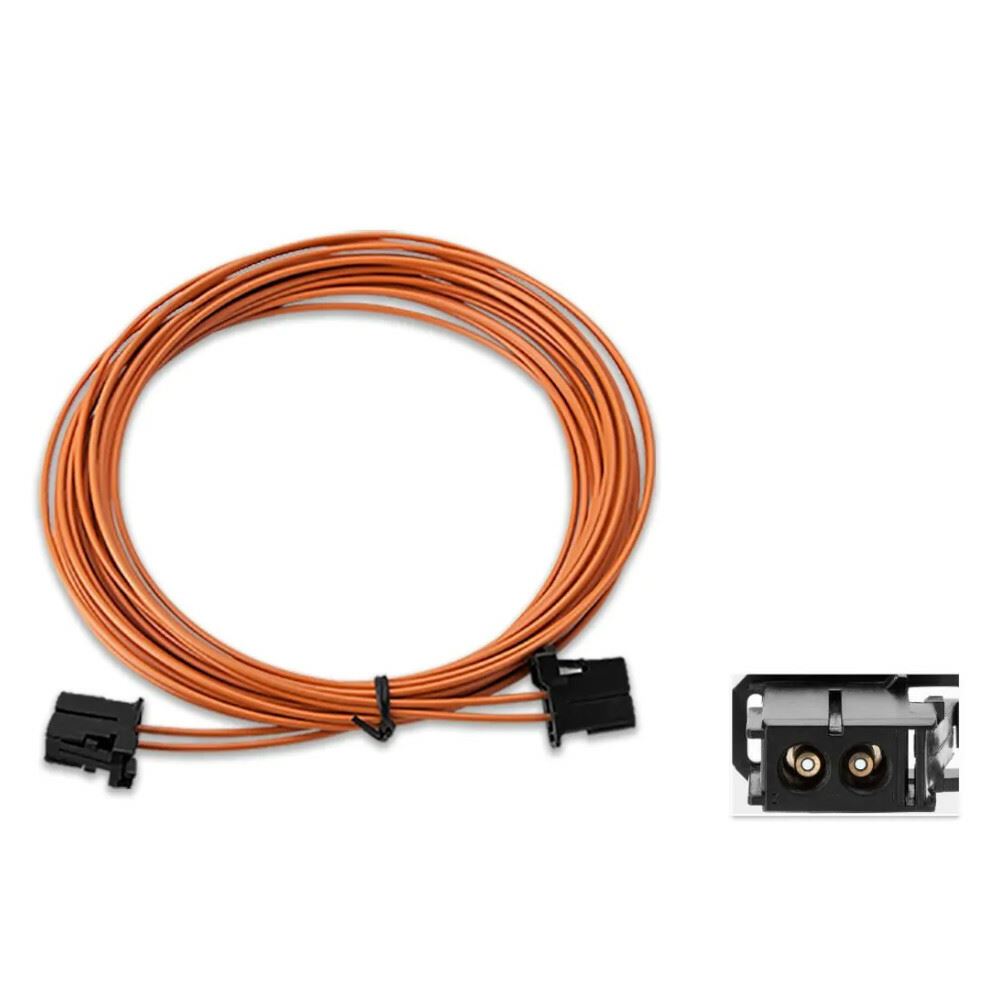 MOST Fiberoptisk Forlænger kabel 5m Han Til BMW Porsche Mercedes Range Rover VW - LifafaDenmark Aps