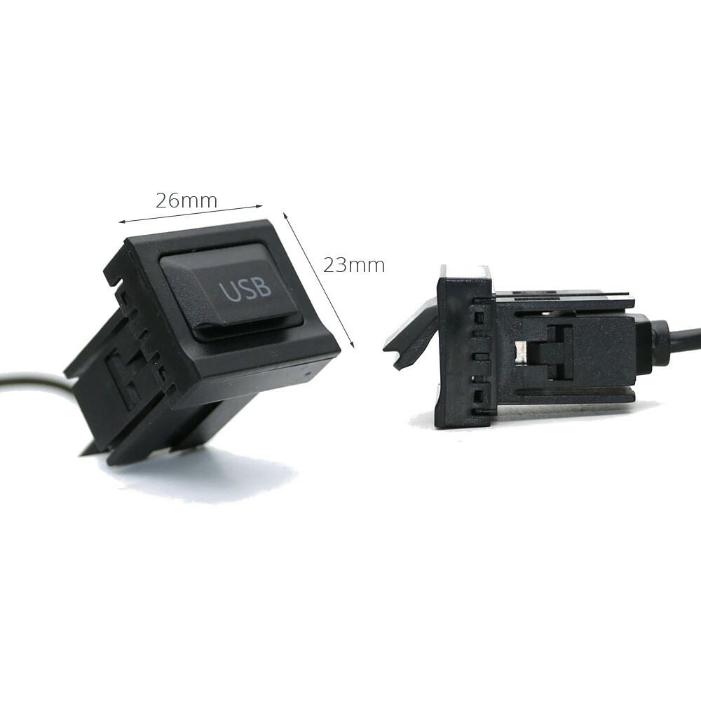 USB stik til VW Polo Mk5 Mk6 Passat Golf Mk7 Tiguan fabriks monteret port kontakt - LifafaDenmark Aps