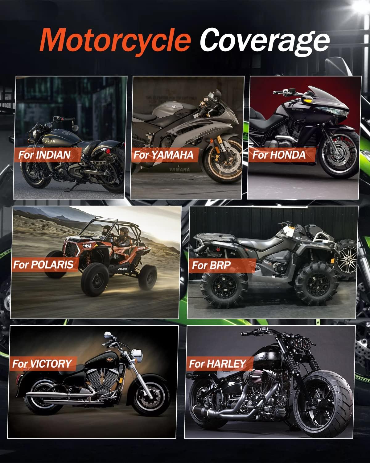 OBDPROG Moto 100 motorcykel diagnose værktøj til Harley, Honda, Yamaha, Polaris, BRP, Indian og Victory - LifafaDenmark Aps