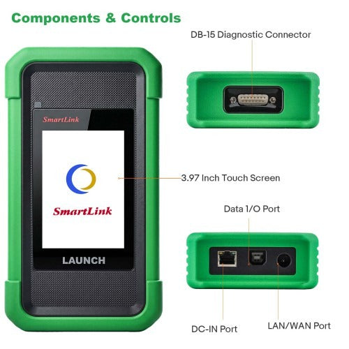 LAUNCH X-431 PRO3S+ EV understøttelse J2534 CAN FD DoIP topologi kortlægning