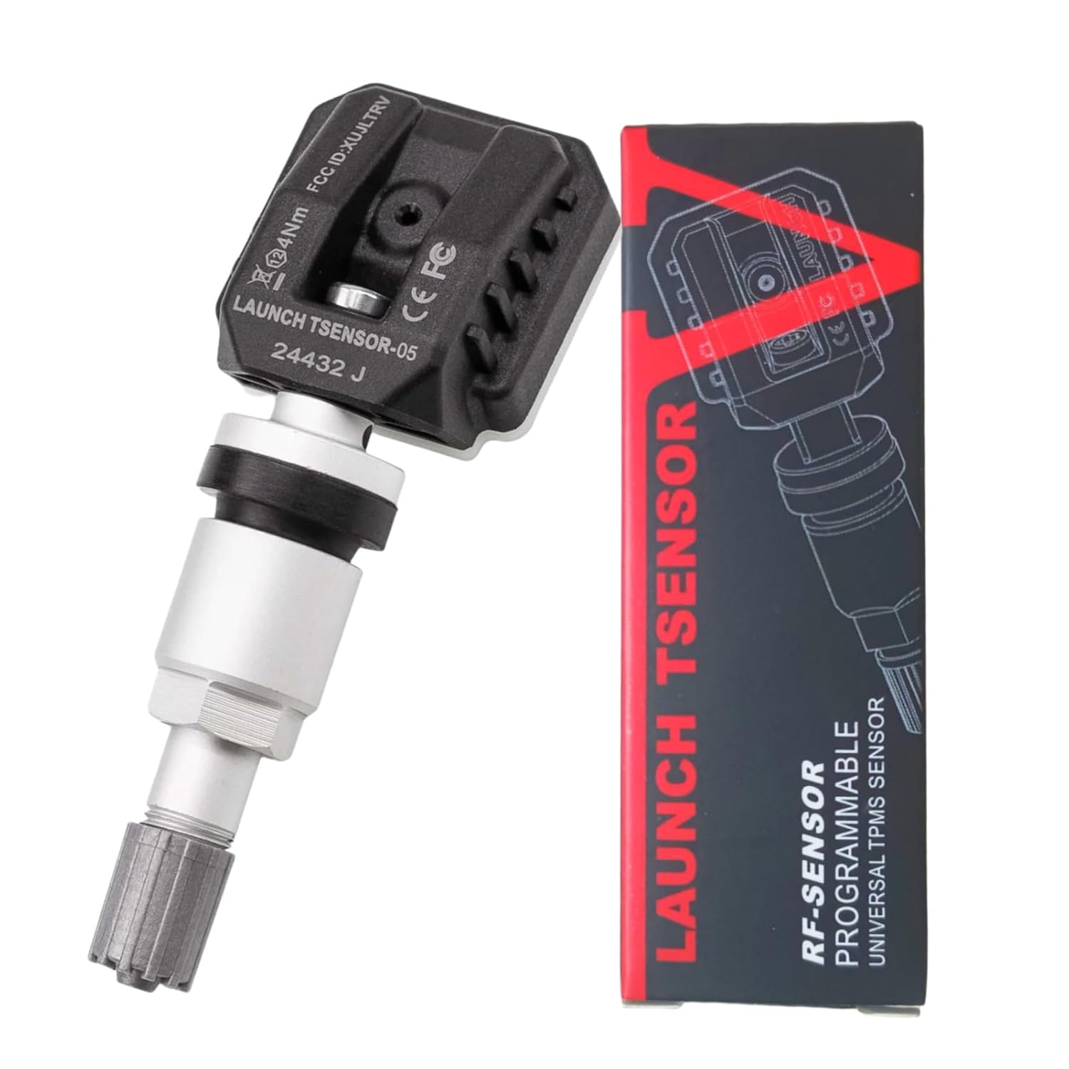 4 stk. Launch LTR-05 RF sensor 315 MHz og 433 MHz TPMS sensor (metal) - LifafaDenmark Aps