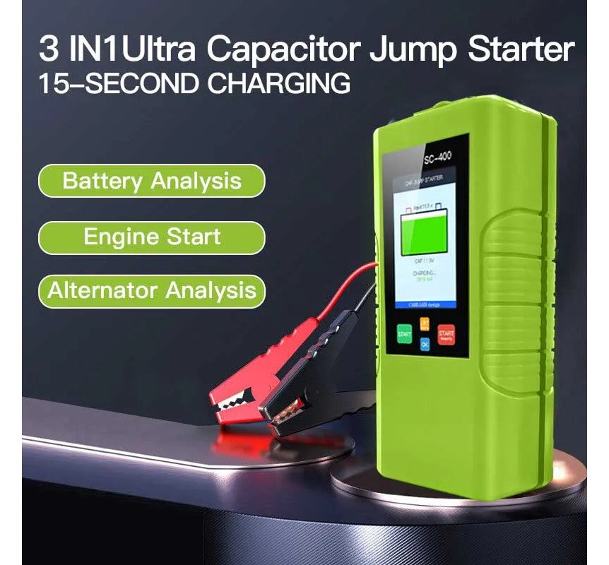 Jdiag SC400 Ultra Kondensator Jump starter - LifafaDenmark Aps