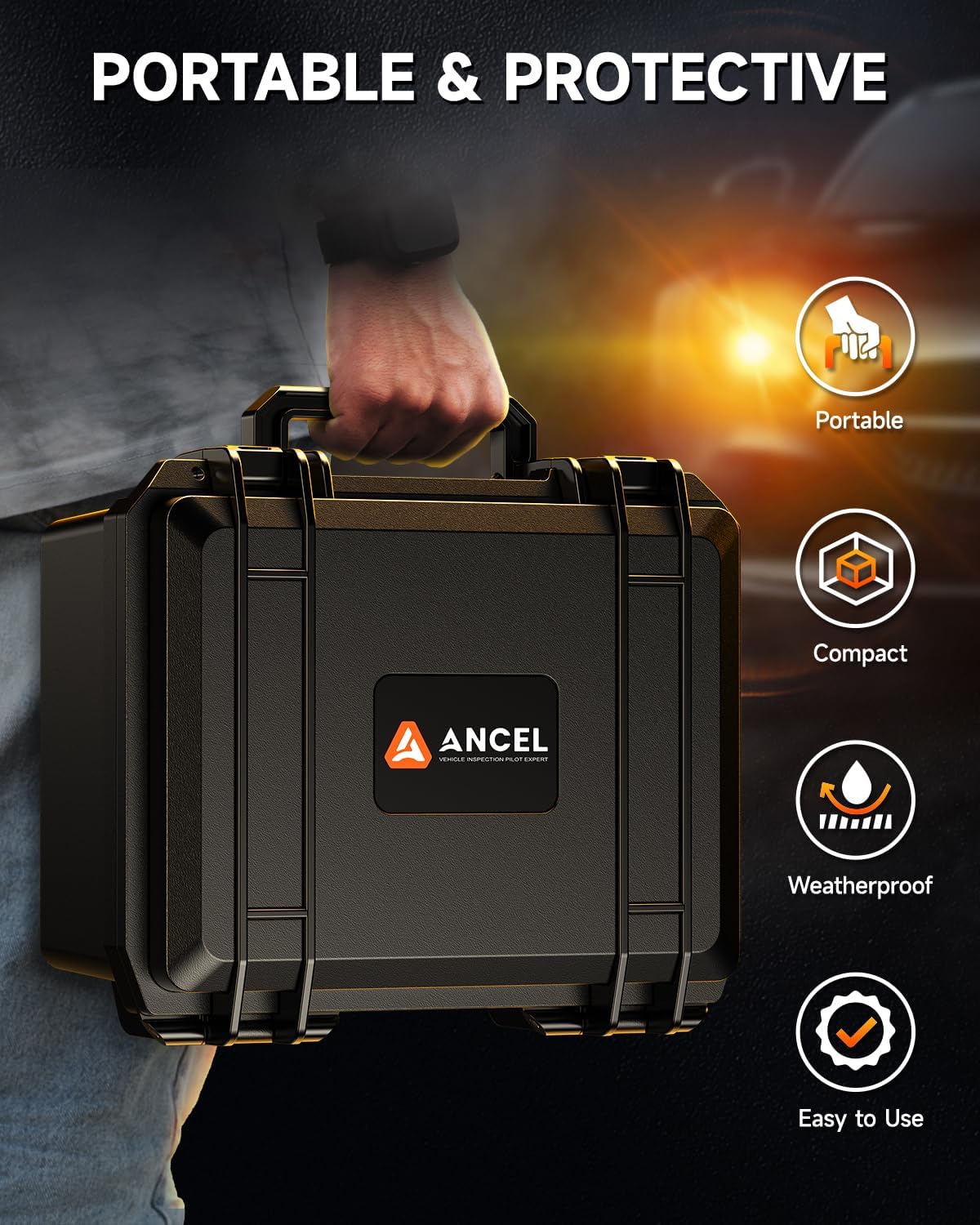 ANCEL L8000 Bilrøg maskine Dual Mode Diagnostisk Lækage tester til Fordampnings- og Turbosystemer