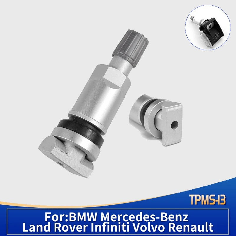 12 slags 4 stk. hver TPMS ventil dæk tryk sensor ventiler metal gummi reparations sæt til alle biler
