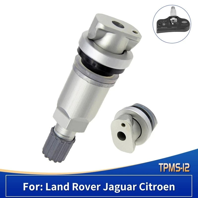 12 slags 4 stk. hver TPMS ventil dæk tryk sensor ventiler metal gummi reparations sæt til alle biler