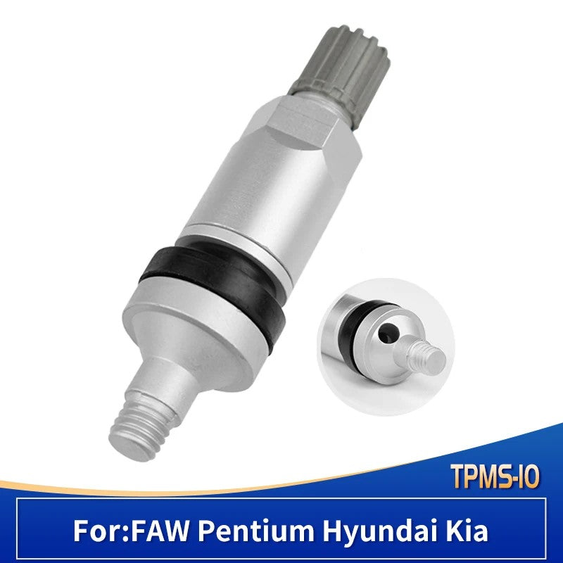 12 slags 4 stk. hver TPMS ventil dæk tryk sensor ventiler metal gummi reparations sæt til alle biler