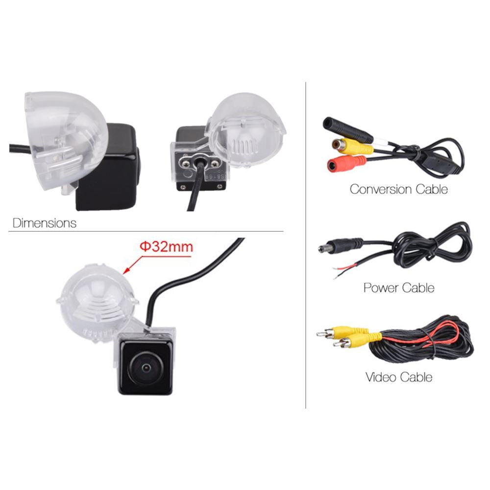 Bakkamera til Suzuki Grand Vitara Mk2 Mk3 Jimny Swift SX4 720p AHD NTSC - LifafaDenmark Aps