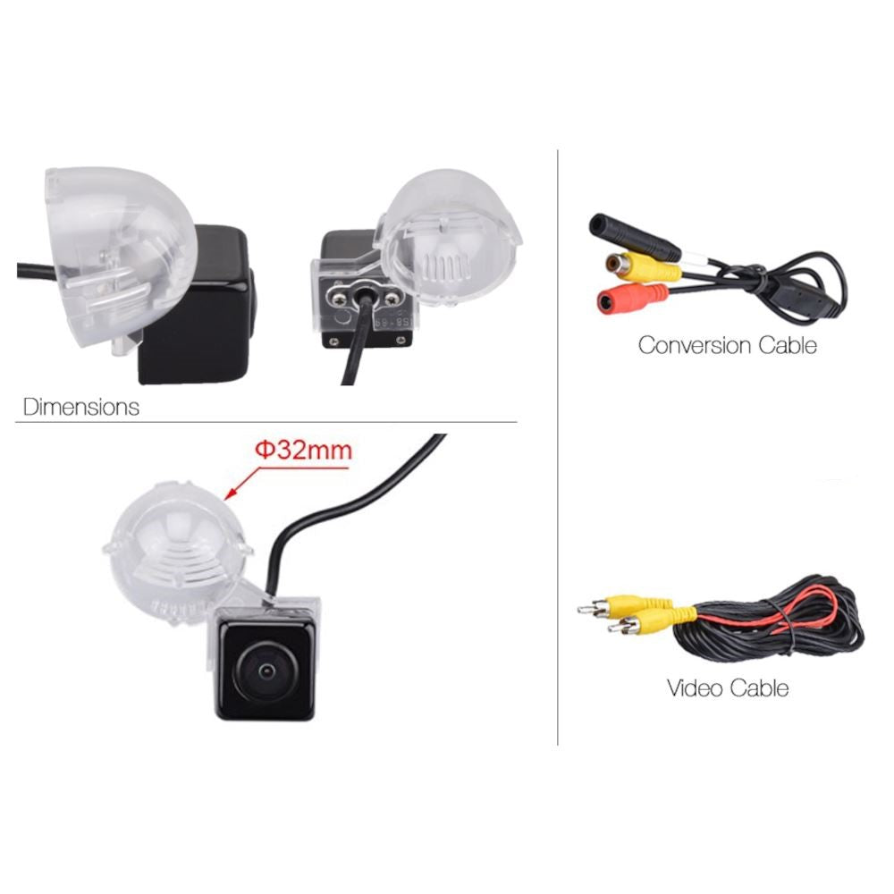 Bakkamera til Suzuki Grand Vitara Mk2 Mk3 Jimny Swift SX4 720p AHD NTSC - LifafaDenmark Aps