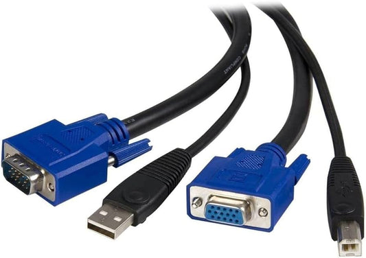 1,5 m KVM VGA HDMI computer kabel - LifafaDenmark Aps