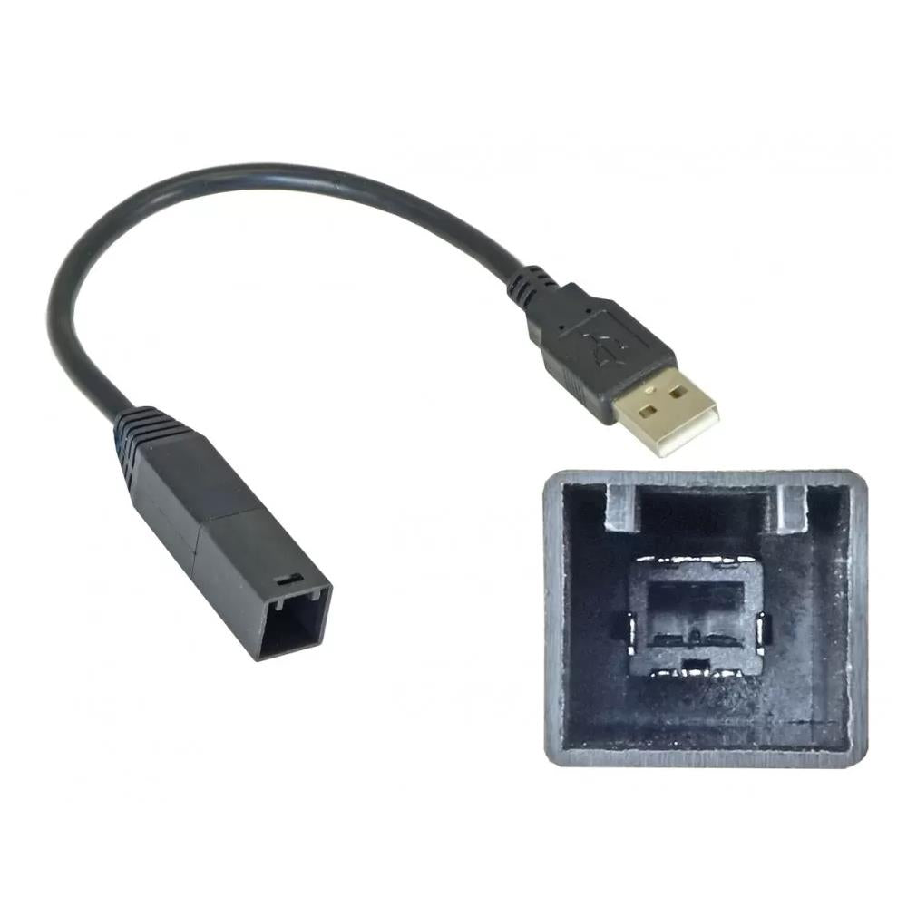 USB fastholdelses kabel til Toyota Rav4 Yaris HiLux Prius OE fabriks adapter stik - LifafaDenmark Aps