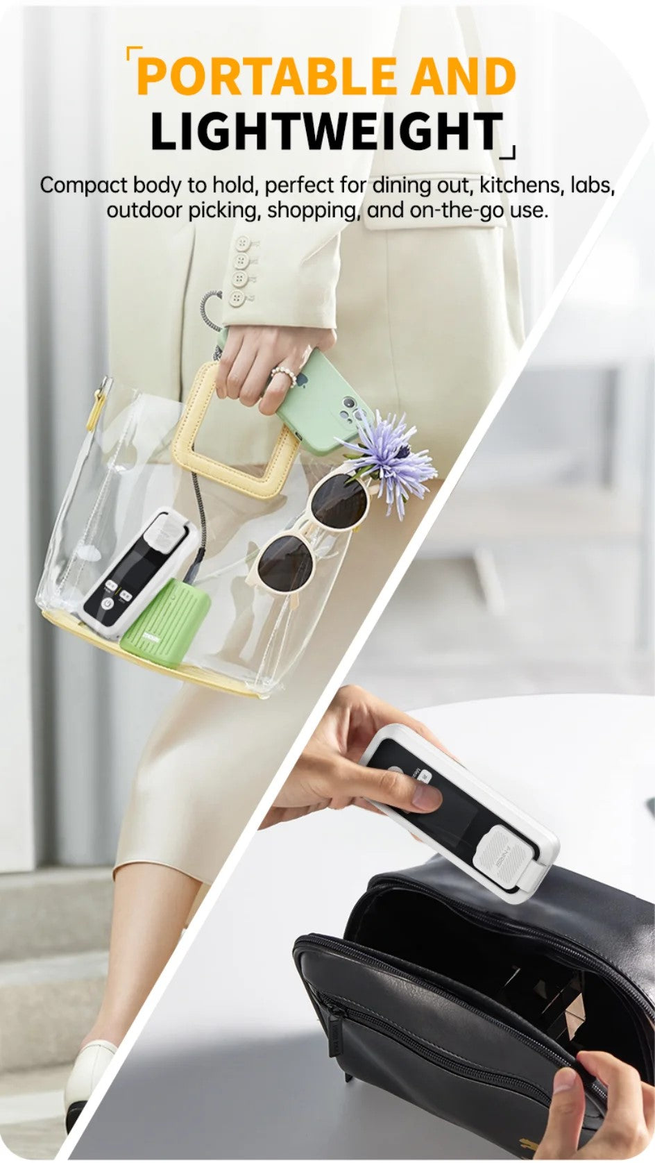 FNIRSI JBM-20 Digital Brix Refraktometer Genopladelig Sukker indholds måler - LifafaDenmark Aps