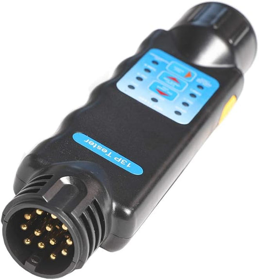 13 Pin Trailer Stik Socket Tester, 12V