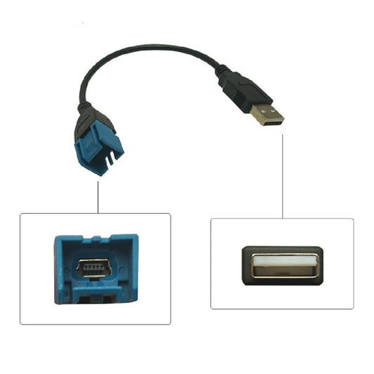 USB fastholdelses kabel til Ford Focus Mk3 Sync 23 Nissan GT Mini-adapter - LifafaDenmark Aps