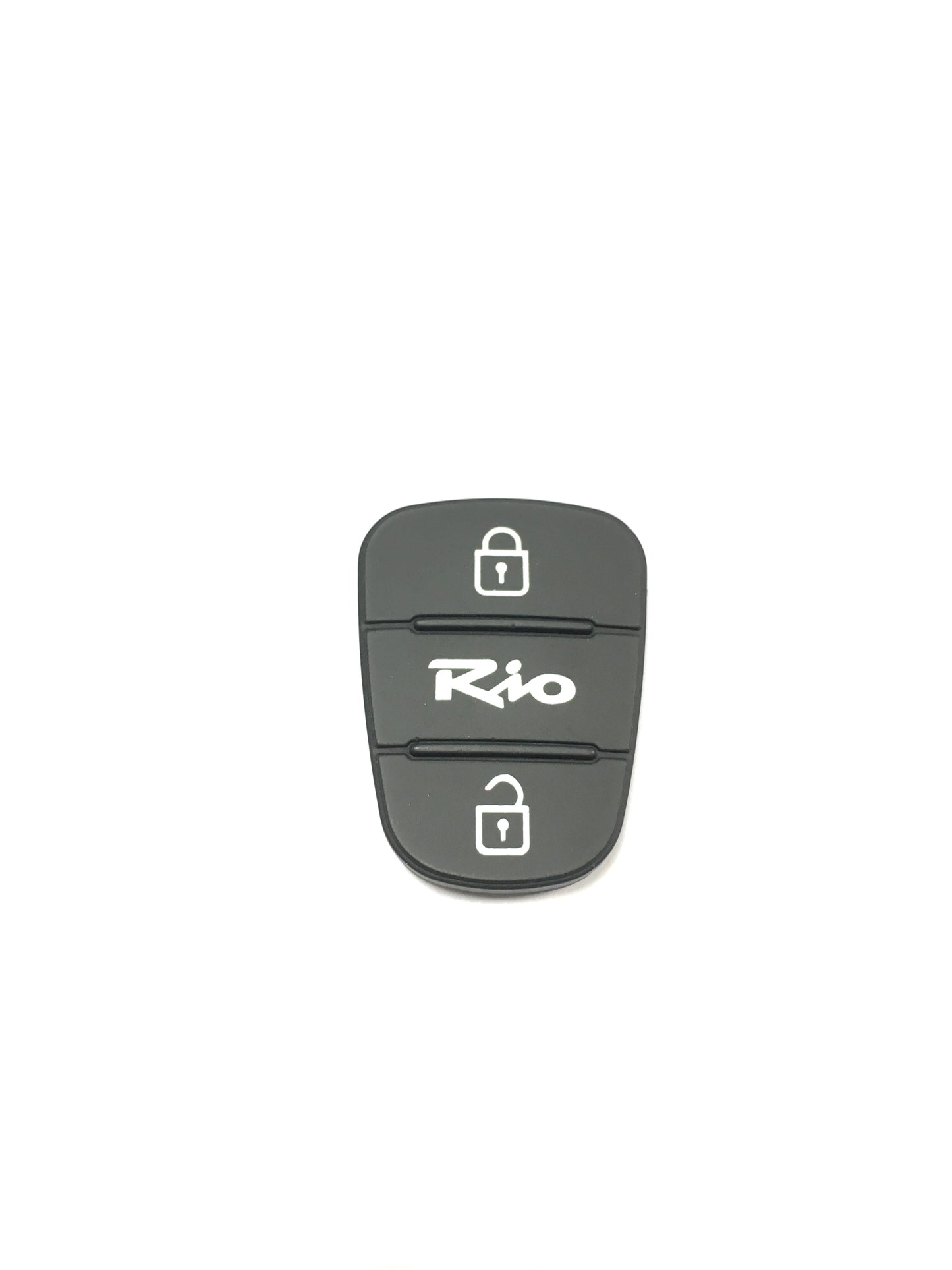 Erstatning 2 3-knapps gummipute for Kia Rio flipnøkkel 2009 - 2011