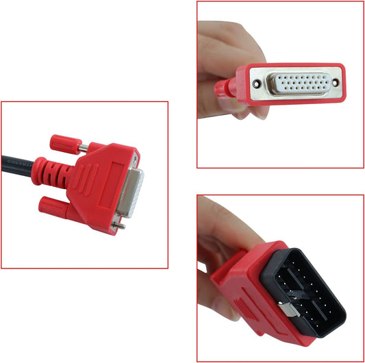 Hoved test kabel til programmering af Autel MaxiSys kabel stik 26 bens hun til 16 bens OBD2 - LifafaDenmark Aps