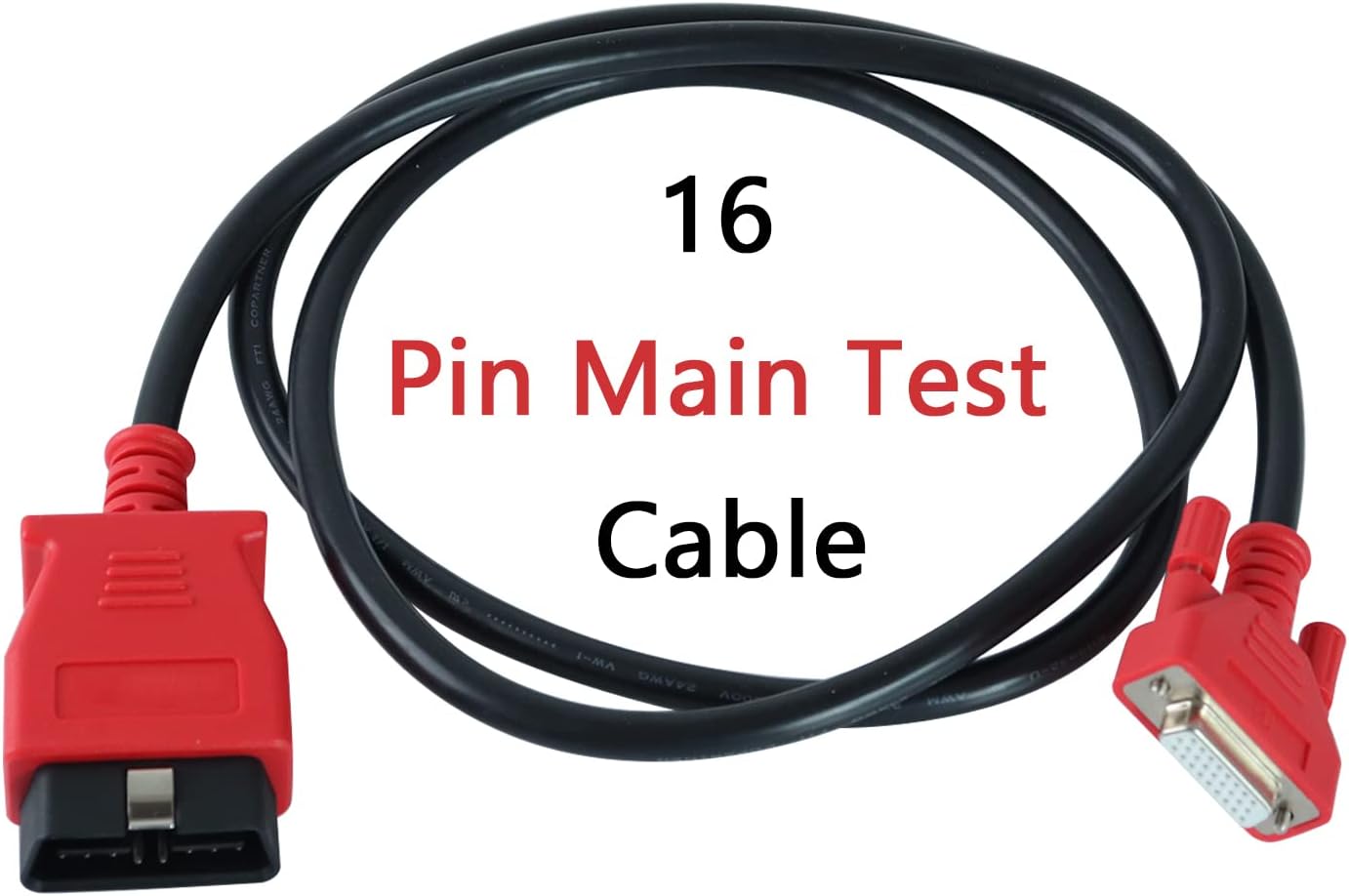 Hoved test kabel til programmering af Autel MaxiSys kabel stik 26 bens hun til 16 bens OBD2 - LifafaDenmark Aps