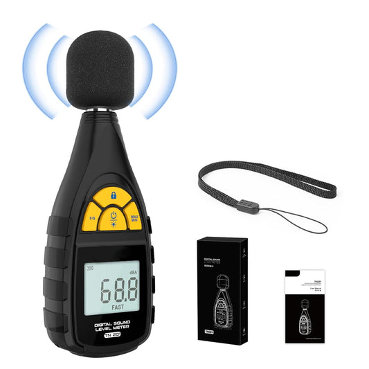 Autool TN201 Decibel måler Lyd niveau måler Støj decibel måler - LifafaDenmark Aps