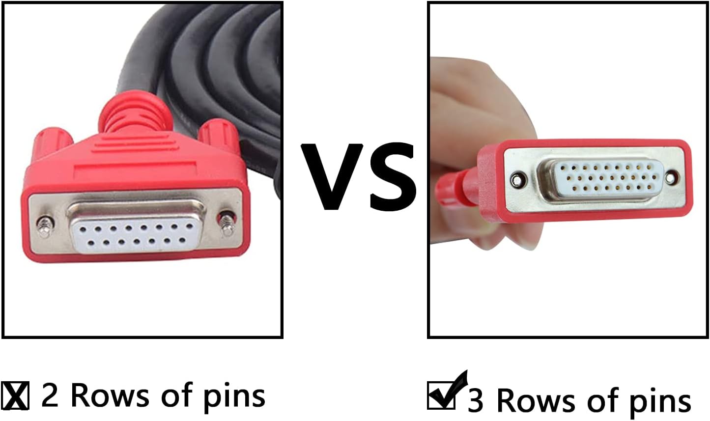 Hoved test kabel til programmering af Autel MaxiSys kabel stik 26 bens hun til 16 bens OBD2 - LifafaDenmark Aps