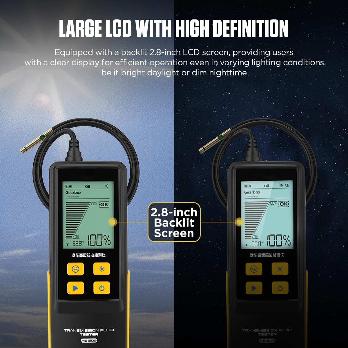 Transmissions væske tester Autool AS505 Gearkasse olie kvalitets test detektor, - LifafaDenmark Aps