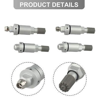 4 stk. pålideligt udskiftnings sæt til TPMS ventiler i aluminium til Tesla - LifafaDenmark Aps