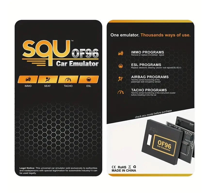 SQU OF96 Car Universal Car Emulator V96 ECU Reparations modul Imitator
