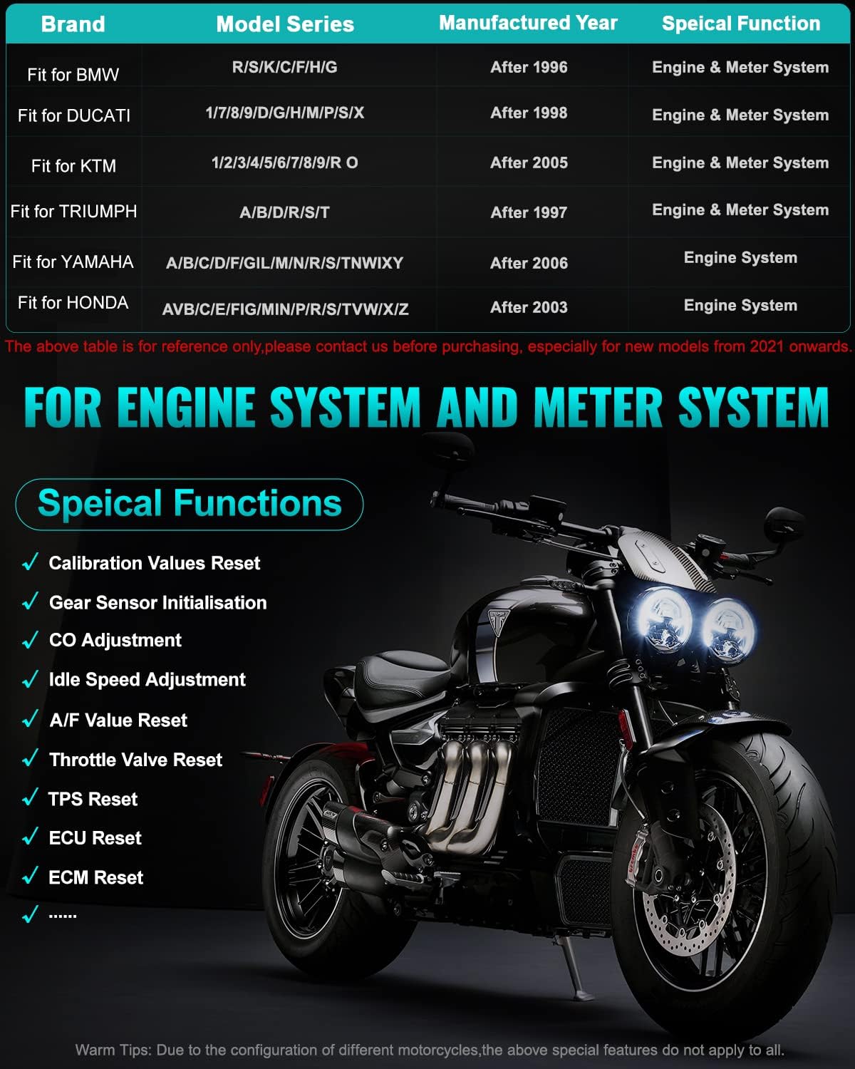 OBDPROG MOTO100 Motorcykel ECU Kodning Programmering Scanner Diagnostic Tool - LifafaDenmark Aps
