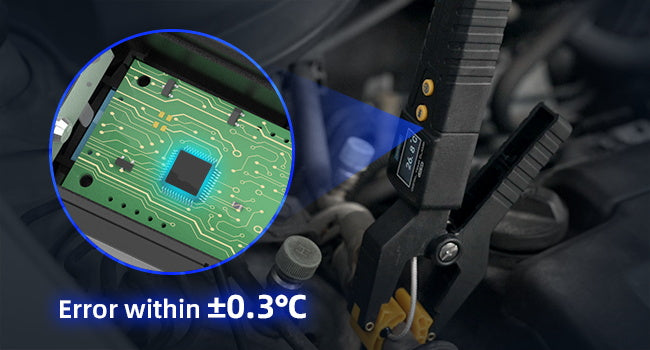 AUTOOL digitalt termometer HVAC, rørklemme termometer til varme- og køle systemer - LifafaDenmark Aps