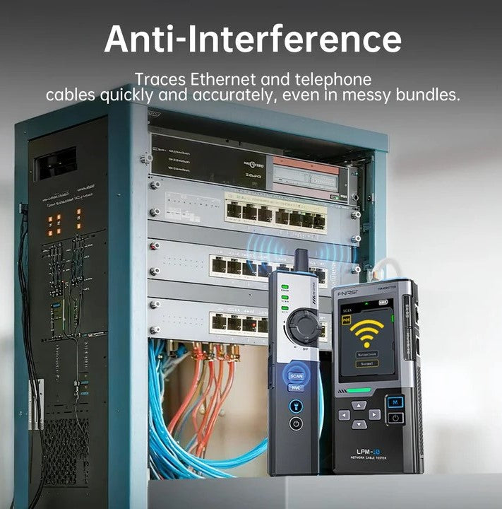 FNIRSI LPM-10A Multifunktions Netværks kabel tester Anti-Interferens Linjefinder POE Test - LifafaDenmark Aps