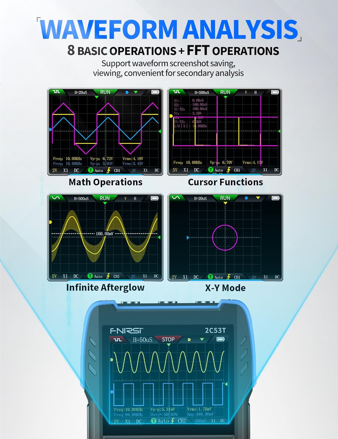 3 IN1 digital oscilloskop multimeter DDS Generator