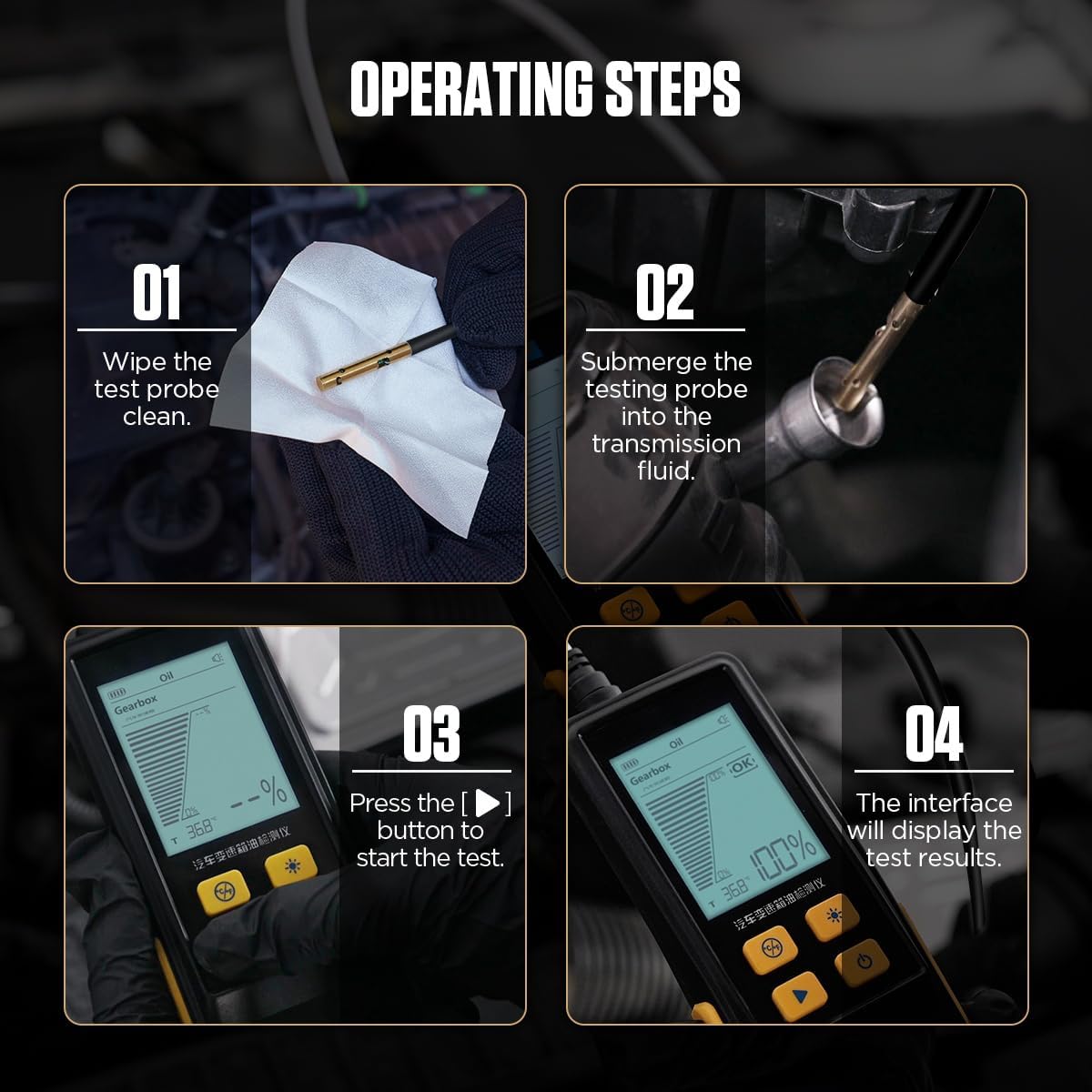 Transmissions væske tester Autool AS505 Gearkasse olie kvalitets test detektor, - LifafaDenmark Aps