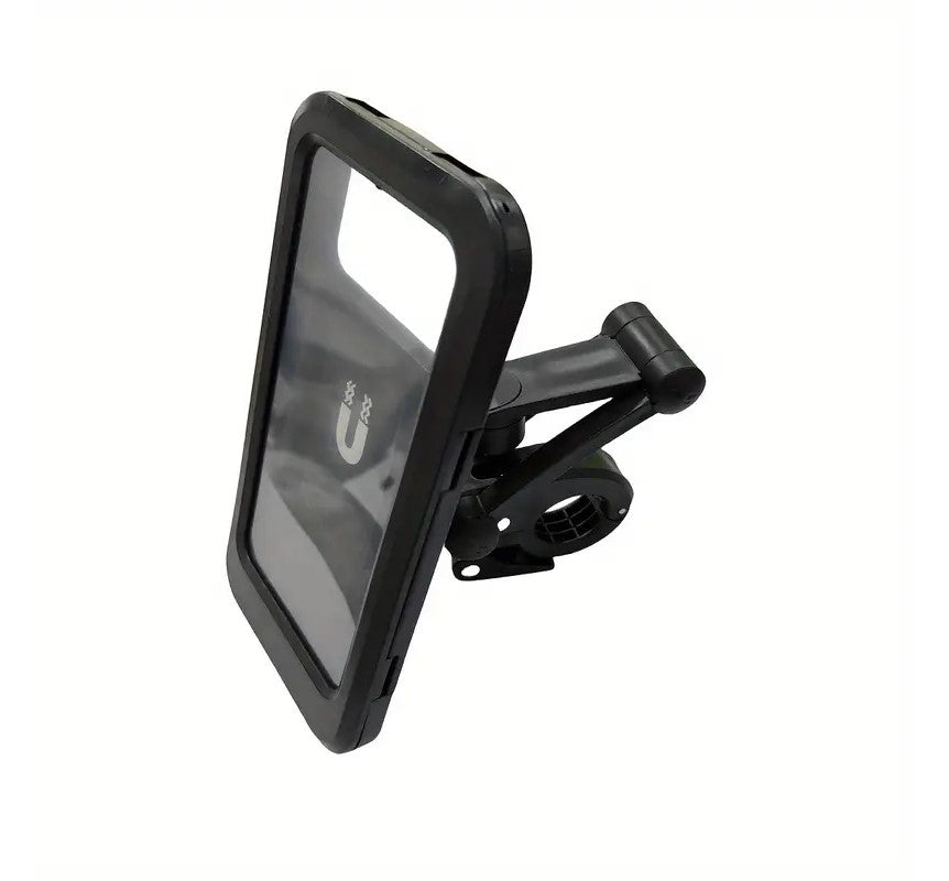 Vandtæt Motorcykel Cykel Mobiltelefon Holder Support Universal Cykel GPS 360° Drejelig Justerbar - LifafaDenmark Aps