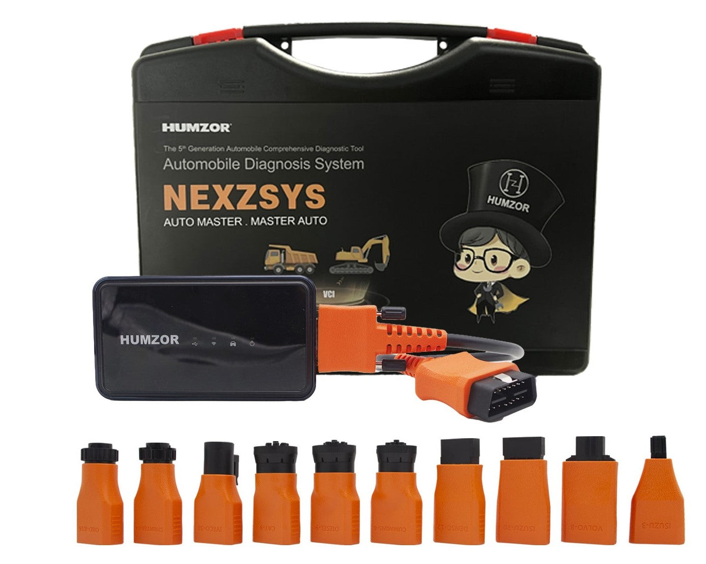 Humzor NexzSYS 806 Supper til bus, lastbil, byggeri, landbrug, motor, elektronisk - LifafaDenmark Aps