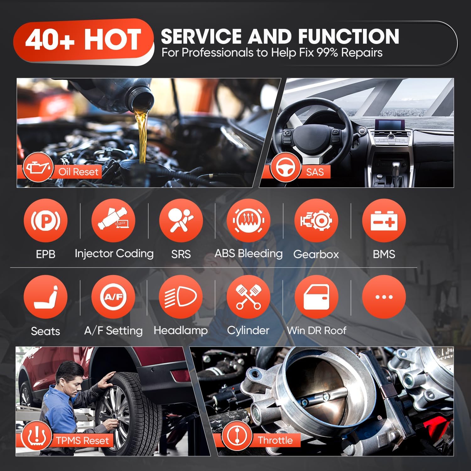 Autel MaxiSys MS909 intelligent scannings værktøj, topologi 2.0, ECU-programmerings kodning, 40+ tjenester, 3.000+ aktive tests - LifafaDenmark Aps