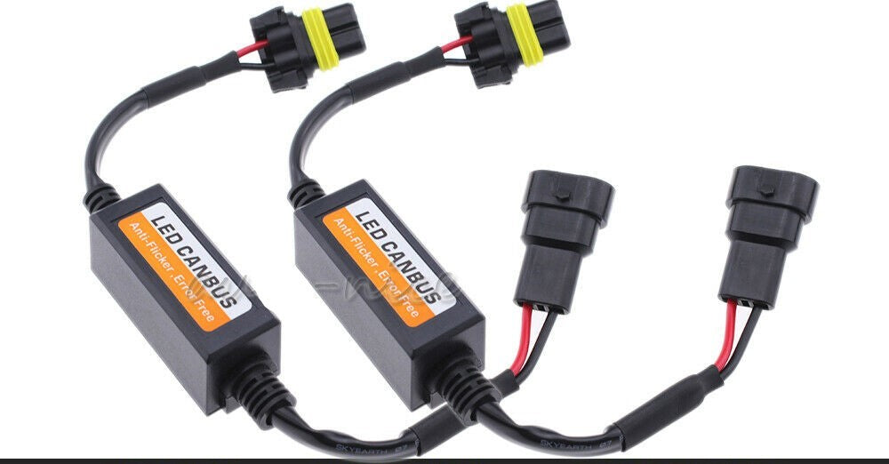 LED Headlight Canbus Error Free Anti Flicker Resistor Canceller Decoder - LifafaDenmark Aps