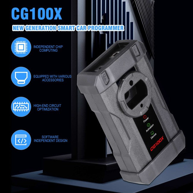 CGDI CG100X Ny Generation Smart Car Programmer til Airbag Nulstilling af Kilometertal og Chip Aflæsning - LifafaDenmark Aps