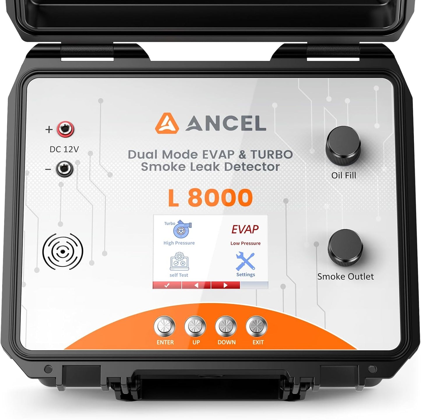 ANCEL L8000 Bilrøg maskine Dual Mode Diagnostisk Lækage tester til Fordampnings- og Turbosystemer
