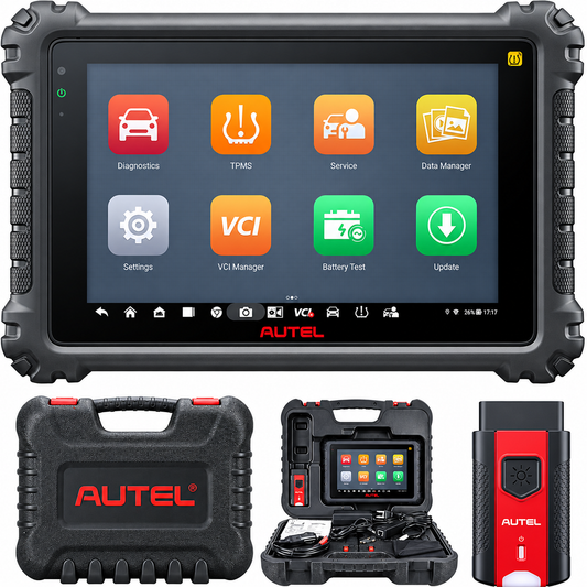 Autel MaxiCOM MK906 PRO-TS, Fuld TPMS & ECU-kodning, Tovejs scannings værktøj, 3000+ aktive test, 36+ service - LifafaDenmark Aps