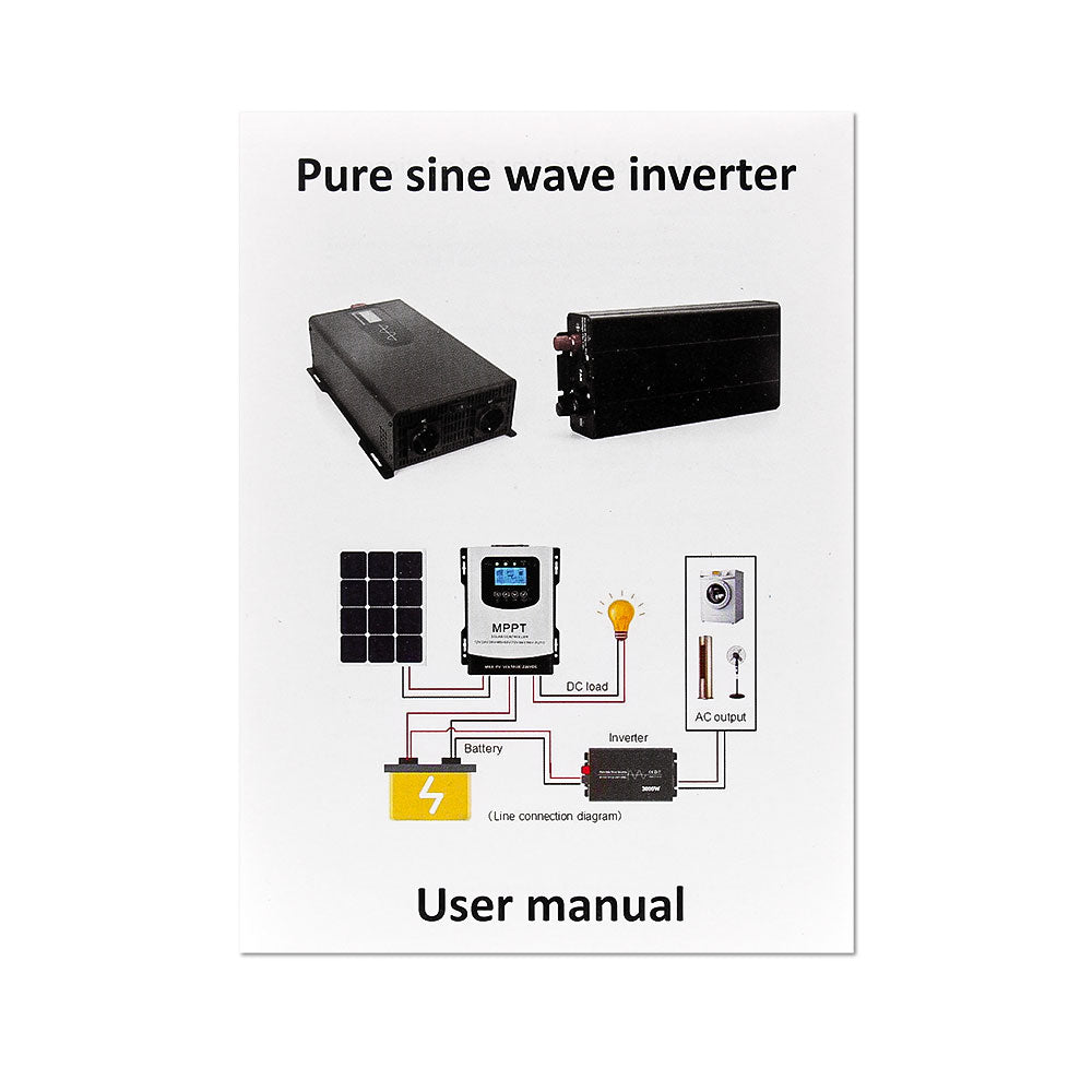 Jfind Pure Sine Wave 12V til 220V inverter adapter til 2000w spidseffekt 4000W