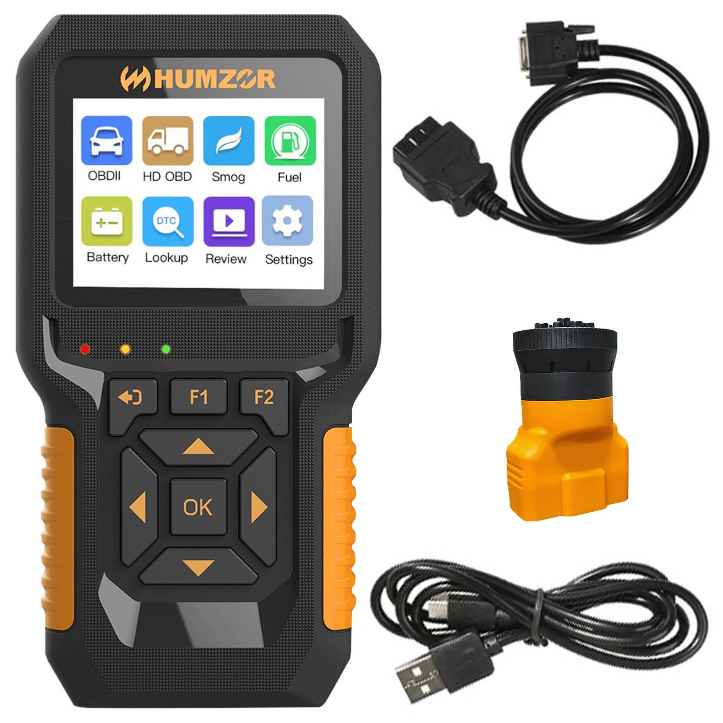 HUMZOR NexzCheck NC601 Diagnostisk Tester til Diesel og Benzin Lastbil - LifafaDenmark Aps