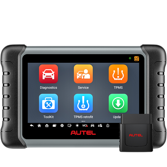Autel MaxiCOM MK808S-TS OBD2 scanner med tovejstest, 28 servicer, 150 mærker, TPMS-programmering