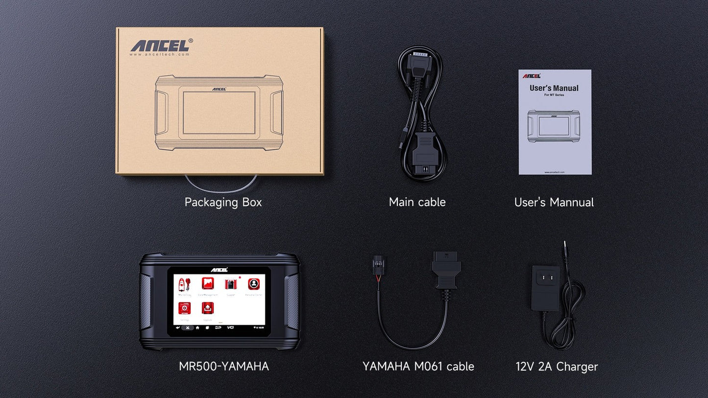ANCEL MR500 Marine Diagnostic Tool til Yamaha (2003–2022)