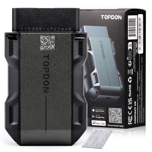 Topdon Topscan Pro Smart Diagnostic Tool Bluetooth OBD2 Advanced Reader IMMO Kompatibel med software - LifafaDenmark Aps