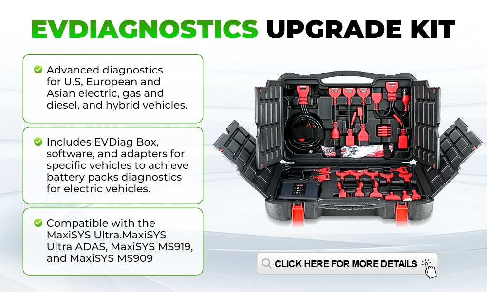 Autel MaxiSYS Ultra EV scanner med EVDiag-kit, højspændings system&nbsp; og batteri pakke analyse, 5-i-1 VCMI, ECU-programmering - LifafaDenmark Aps
