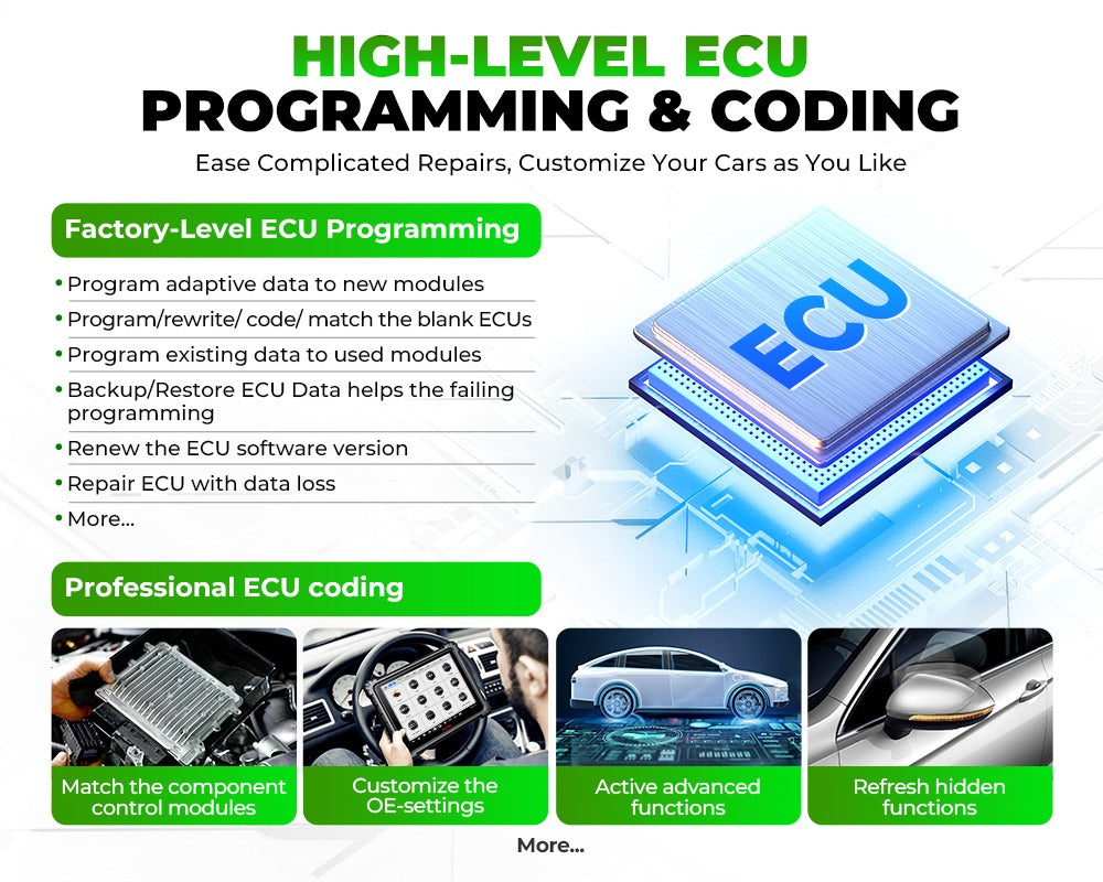Autel MaxiSYS Ultra EV scanner med EVDiag-kit, højspændings system&nbsp; og batteri pakke analyse, 5-i-1 VCMI, ECU-programmering - LifafaDenmark Aps