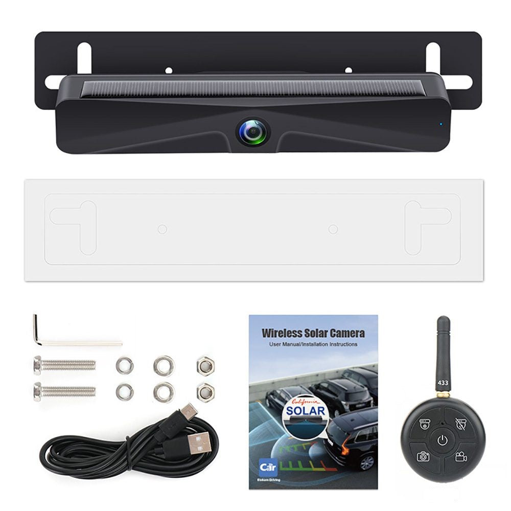 WiFi Trådløst Solar HD 1080P Bakkamera med Indbygget 4800mAh Batteri - LifafaDenmark Aps