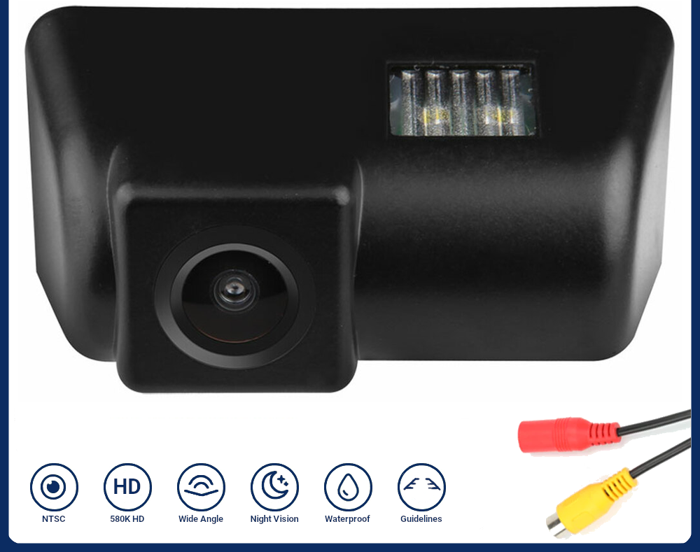 Bakkamera til Ford Transit Mk7 Connect Courier Nummerpladelys bagtil - LifafaDenmark Aps