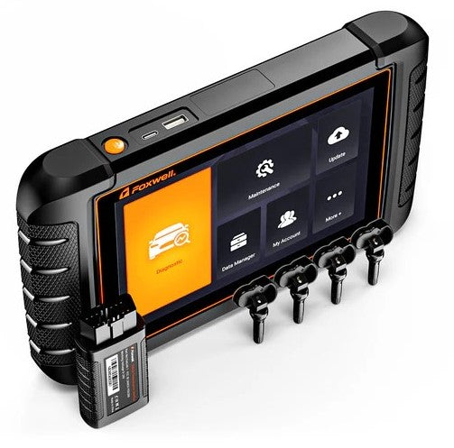 Foxwell NT809TS TPMS, Bi-directional All System Car OBD2 Diagnostic Scanner Code Reader - LifafaDenmark Aps